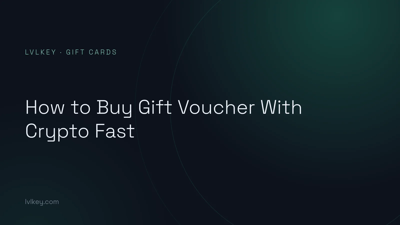How to Buy Gift Voucher With Crypto Fast