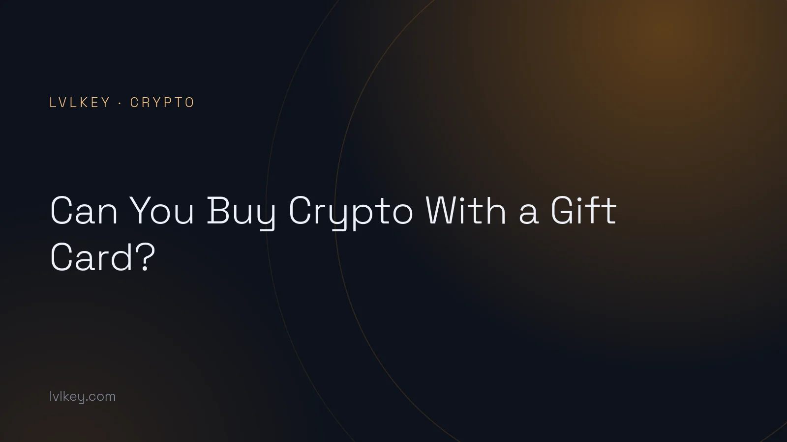 Can You Buy Crypto With a Gift Card?