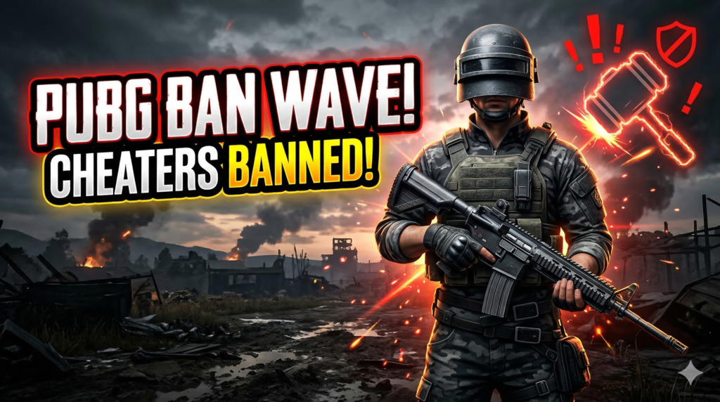 PUBG weekly ban report March 2026 cheaters banned