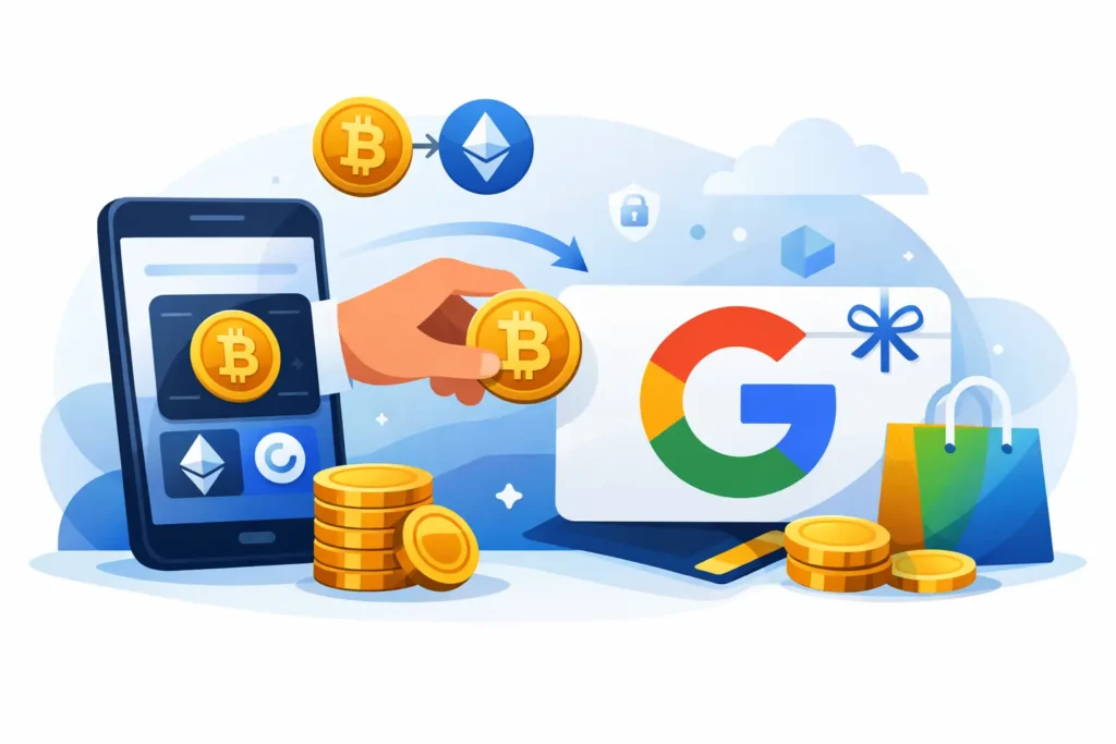 How to Buy Google Gift Card With Crypto
