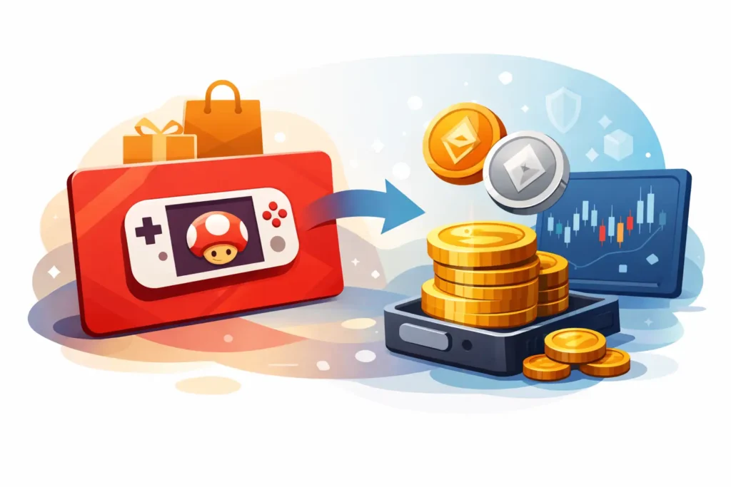 Buy a Nintendo eShop Card With Crypto